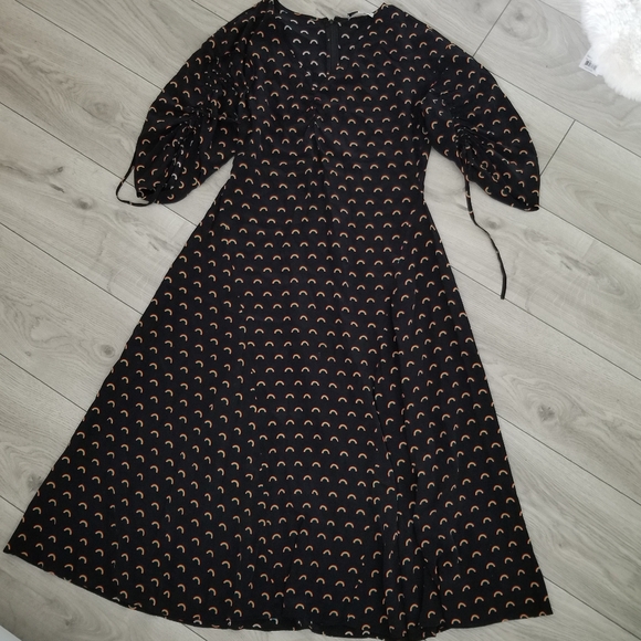 Open ceremony rainbow silk dress - Picture 3 of 4